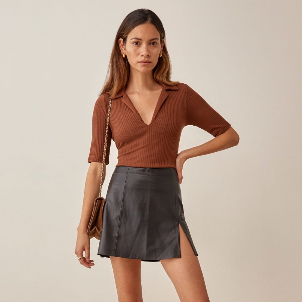 Reformation Thomas Knit Top XS